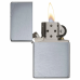 ISQUEIRO ZIPPO BRUSHED CHROME VINT SLASHE